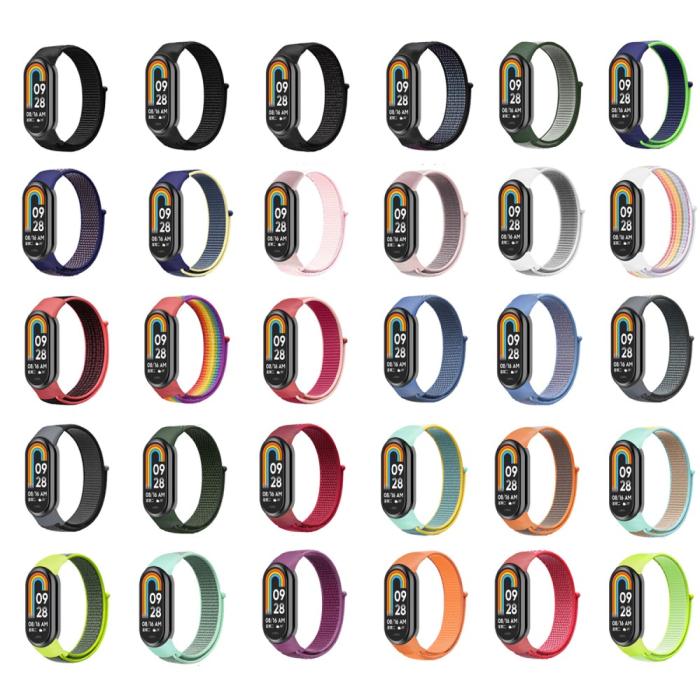 Bild 3,  Xiaomi Smart Band 10/9/8 Armband Nylon Army Green - Teknikhallen.se