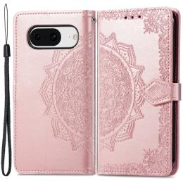  Google Pixel 8 Fodral Mandala Blossom Roséguld - Teknikhallen.se