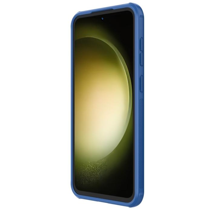 Bild 6, NILLKIN NILLKIN Galaxy S23 FE Skal Super Frost Shield Pro Blå - Teknikhallen.se