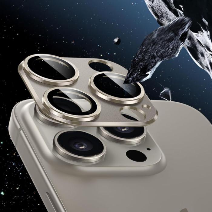 Bild 3, HOFI HOFI iPhone 16 Pro / 16 Pro Max Linsskydd FullCam Pro+ Svart - Teknikhallen.se