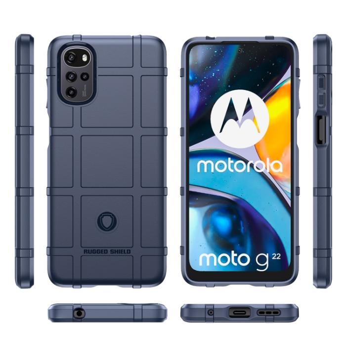 Bild 2,  Motorola Moto G22 Skal Robust Blå - Teknikhallen.se