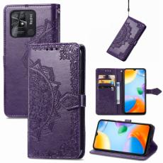  Xiaomi Redmi 10C Fodral Mandala L&auml;der Lila - Teknikhallen.se