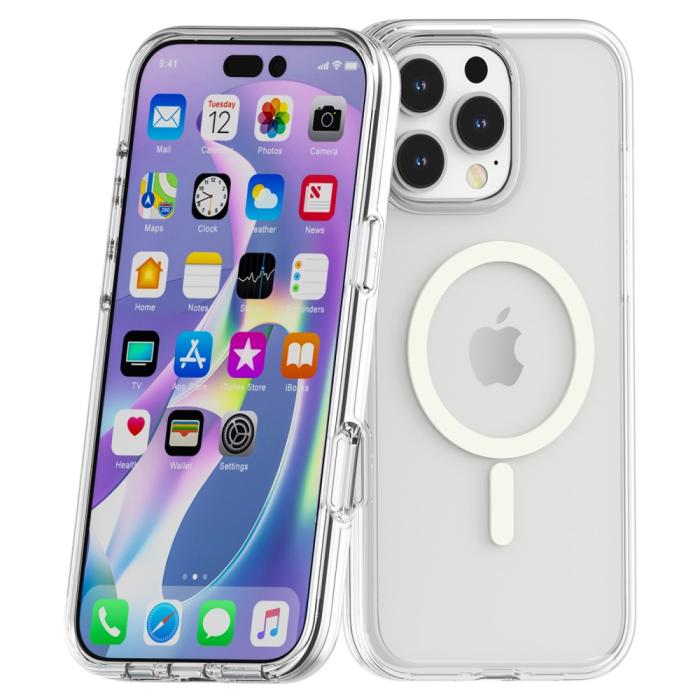 Bild 6,  iPhone 16 Pro Skal MagSafe Transparent - Teknikhallen.se