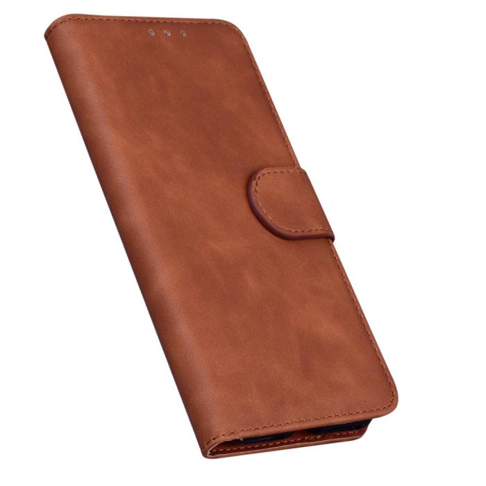 Bild 5,  Xiaomi Redmi 9C Fodral Läder Brun - Teknikhallen.se