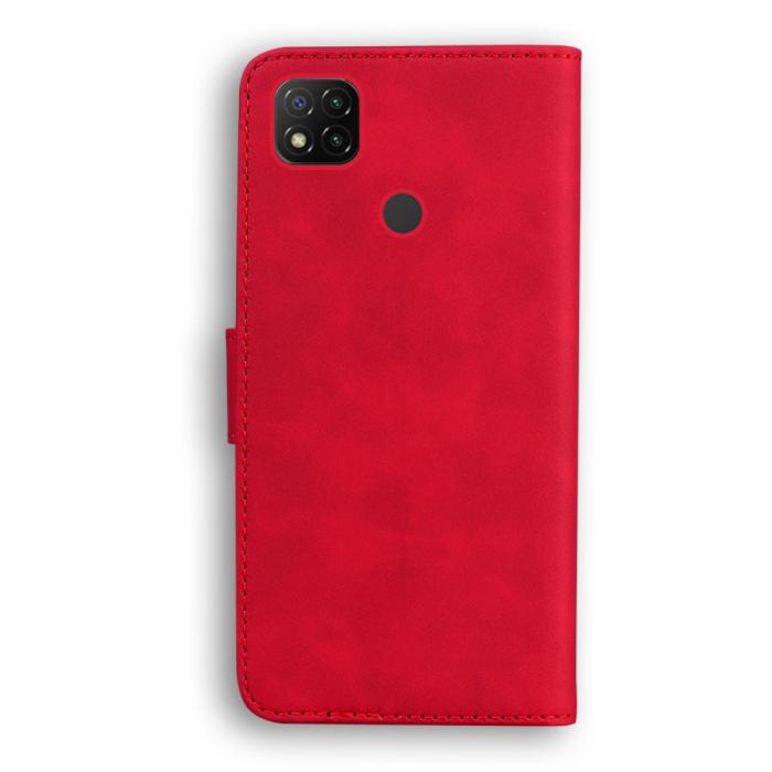 Bild 3,  Xiaomi Redmi 9C Fodral Läder Röd - Teknikhallen.se