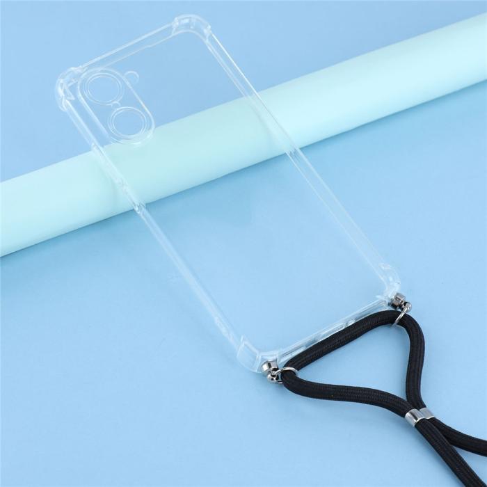 Bild 2,  OnePlus Nord CE5 Skal TPU Med Mobilsnöre Transparent - Teknikhallen.se