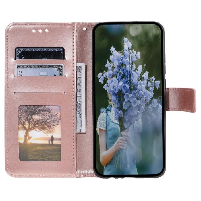 Bild 2,  Sony Xperia 10 VI Mandala Läder Fodral Roséguld - Teknikhallen.se