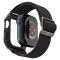 Spigen Spigen Apple Watch 44/45 mm Skal/Armband Lite Fit 'Pro' Matt Svart - Teknikhallen.se