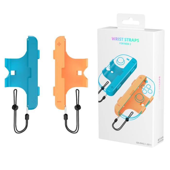 Bild 6, JYS JYS 2 st Nintendo Switch 2 Joy-Con Strap/Extender Blå / Röd - Teknikhallen.se