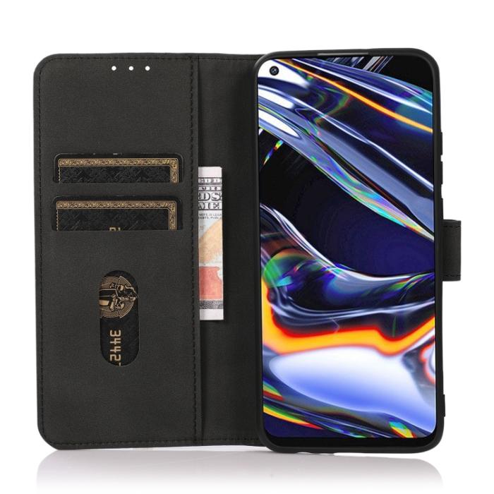 Bild 4, KHAZNEH KHAZNEH Motorola Moto G73 5G Fodral Matt Läder Svart - Teknikhallen.se
