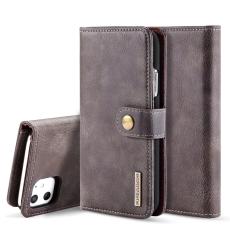 DG.MING iPhone 11 - DG.MING - Pl&aring;nboksfodral/Magnet Skal - Gr&aring; - Teknikhallen.se
