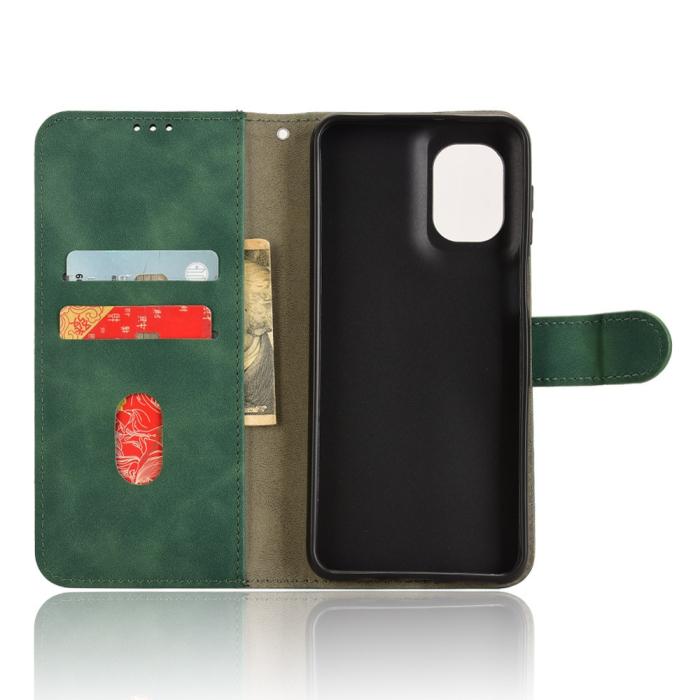 Bild 4,  Motorola Moto G55 5G Fodral Läder Grön - Teknikhallen.se