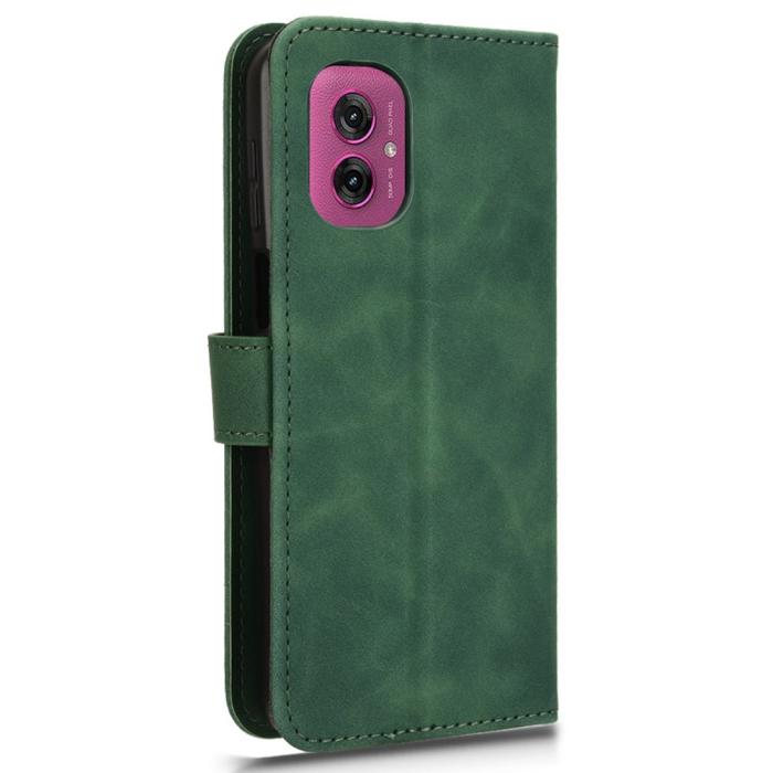 Bild 6,  Motorola Moto G55 5G Fodral Läder Grön - Teknikhallen.se