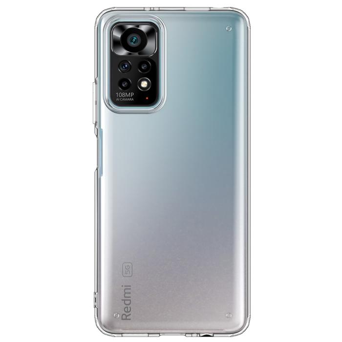 Bild 2,  Xiaomi Redmi Note 11 4G Skal Armor Hybrid Matt Transparent - Teknikhallen.se