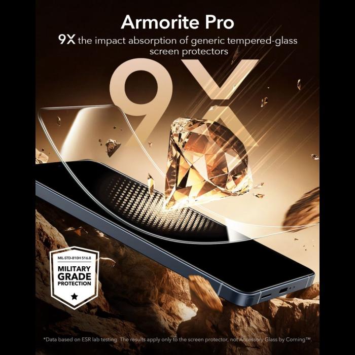 Bild 5, ESR ESR Galaxy S26 Ultra Skärmskydd UltraFit Armorite Pro Härdat Glas - Teknikhallen.se