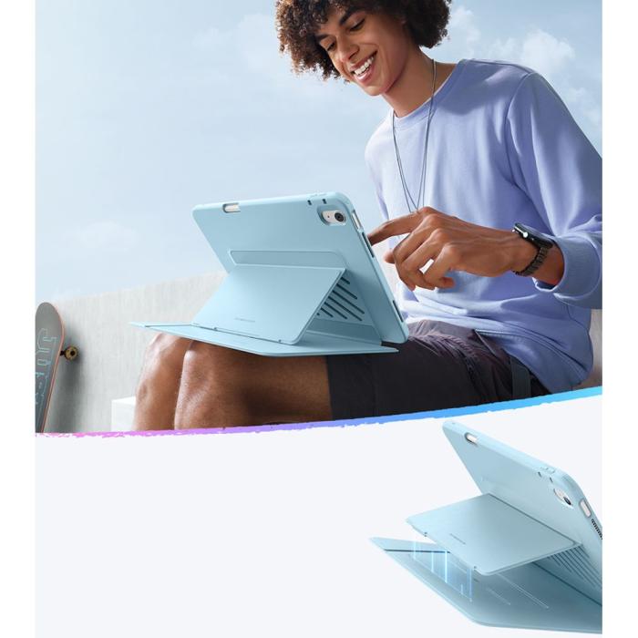 Bild 4, ESR ESR iPad Air 13 2026-2024 Fodral Flip Hybrid Sky Blue - Teknikhallen.se