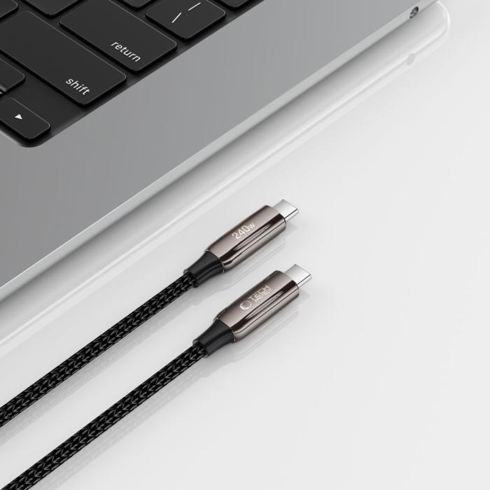 Bild 4, Tech-Protect Tech-Protect 2m 240W/QC4.0 PD USB-C-USB-C Kabel UltraBoost - Teknikhallen.se