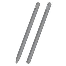  Apple Pen 2 / Pro Skal Liquid Silikon Anti-Slip Gr&aring; - Teknikhallen.se