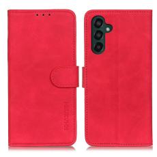 KHAZNEH KHAZNEH Galaxy A35 5G Fodral Retro L&auml;der R&ouml;d - Teknikhallen.se