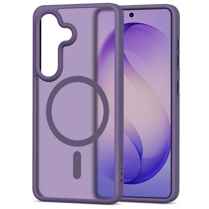 Bild 2, Tech-Protect Tech-Protect Galaxy S26 Skal MagSafe MagMat Cobalt Violet - Teknikhallen.se