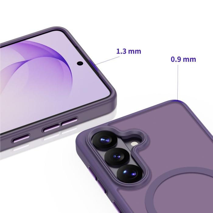 Bild 3, Tech-Protect Tech-Protect Galaxy S26 Skal MagSafe MagMat Cobalt Violet - Teknikhallen.se