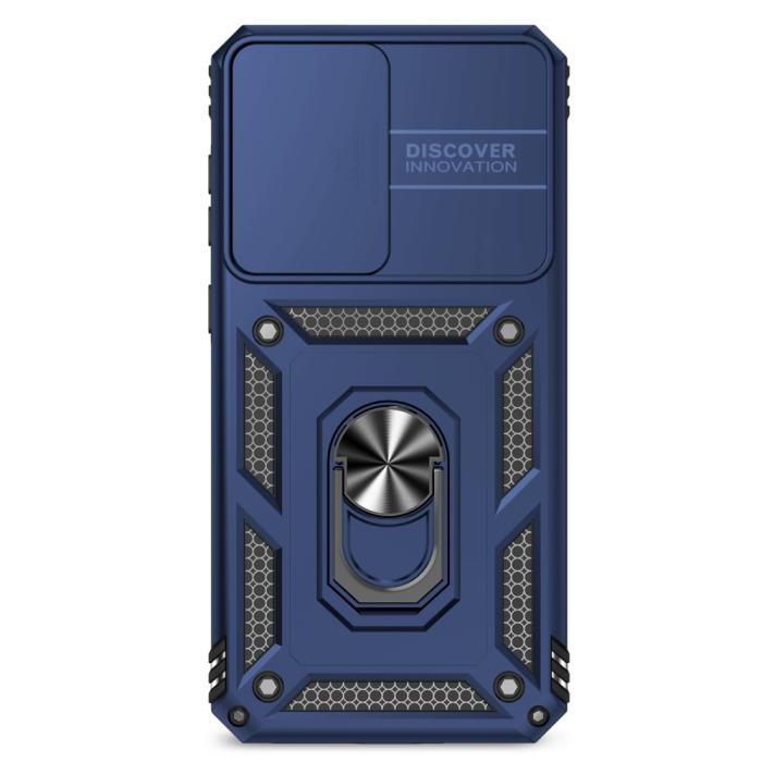 Bild 3,  Samsung Galaxy A56 5G/A36 5G Skal CamShield Ring Hybrid Blå - Teknikhallen.se