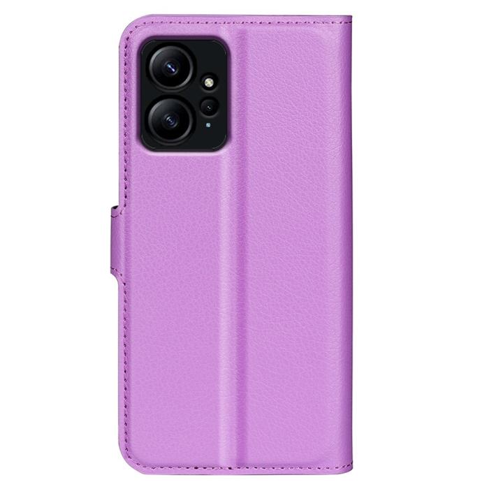 Bild 6,  Xiaomi Redmi Note 12 4G Fodral Litchi Läder Lila - Teknikhallen.se