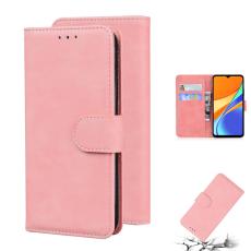  Xiaomi Redmi 9C Fodral L&auml;der Ljus Rosa - Teknikhallen.se