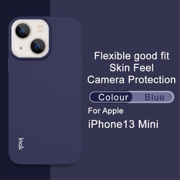 Bild 2, IMAK IMAK iPhone 13 Mini Skal Skin Touch TPU Blå - Teknikhallen.se