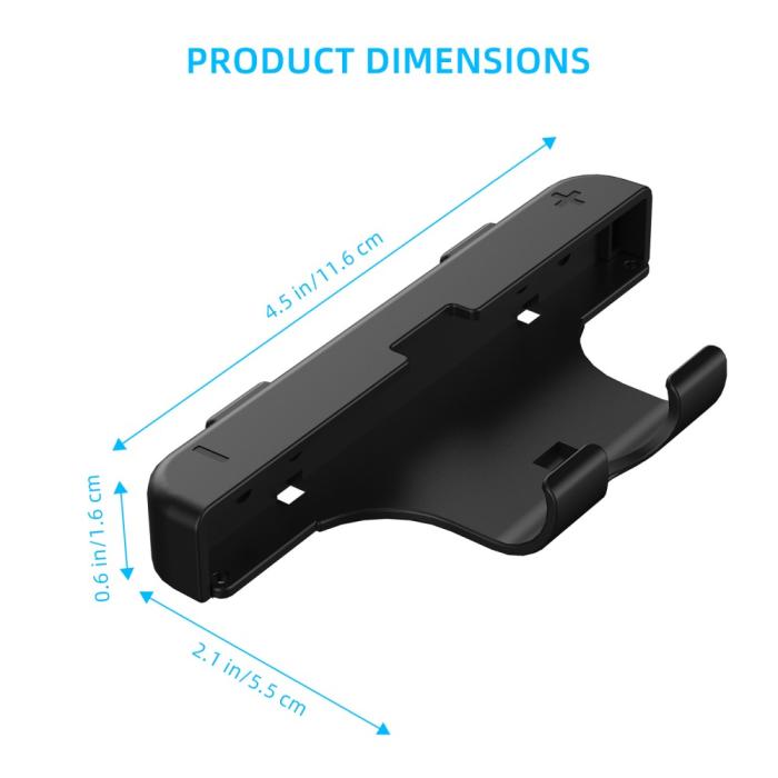 Bild 4, JYS JYS 2 st Nintendo Switch 2 Joy-Con Strap / Extender Svart - Teknikhallen.se