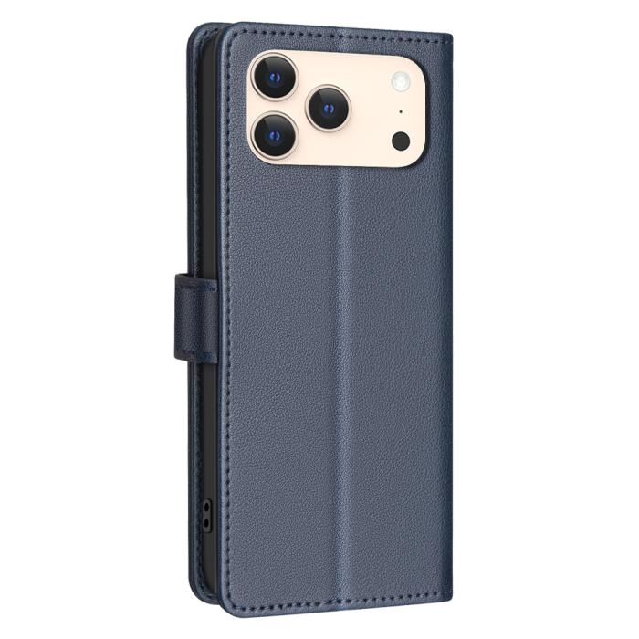 Bild 3, BINFEN BINFEN iPhone 17 Pro Max Fodral RFID Läder Blå - Teknikhallen.se