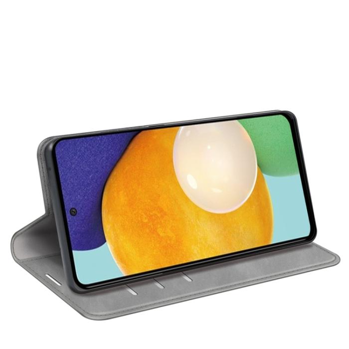 Bild 5,  Samsung Galaxy A13 4G Fodral Flip Grå - Teknikhallen.se