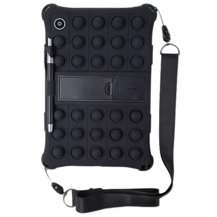 Bild 4,  Galaxy Tab A8 10.5 Skal Pop It Fidget Kickstand Svart - Teknikhallen.se