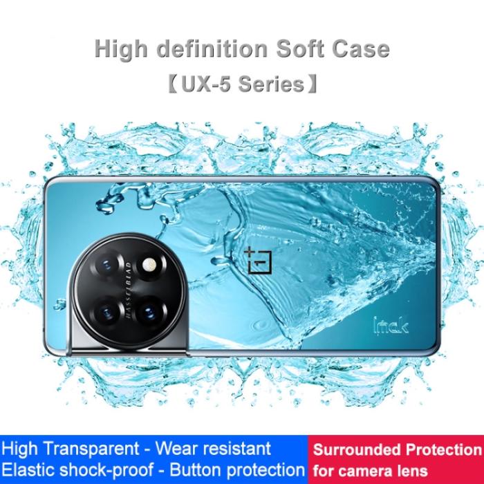 Bild 3, IMAK IMAK OnePlus 11 5G Skal TPU Transparent - Teknikhallen.se