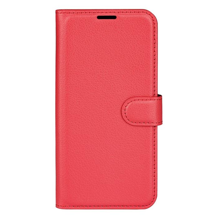 Bild 5,  Motorola Moto G32 Fodral Litchi Läder Röd - Teknikhallen.se