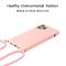  iPhone 15 Pro Skal Strawberry Design Med Strap Rosa - Teknikhallen.se