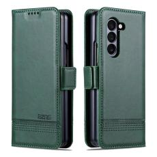 AZNS AZNS Galaxy Z Fold 5 Fodral PU-L&auml;der Gr&ouml;n - Teknikhallen.se