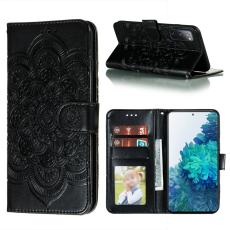  Samsung Galaxy S20 FE - Mandala L&auml;der Fodral - Svart - Teknikhallen.se