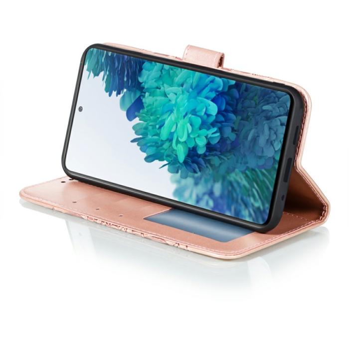 Bild 5,  Samsung Galaxy S20 FE - Mandala Läder Fodral - Roséguld - Teknikhallen.se