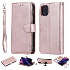  iPhone 11 Pro - Pl&aring;nboksfodral / Magnet Skal - Ros&eacute;guld - Teknikhallen.se