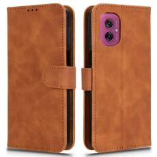  Motorola Moto G55 5G Fodral L&auml;der Brun - Teknikhallen.se