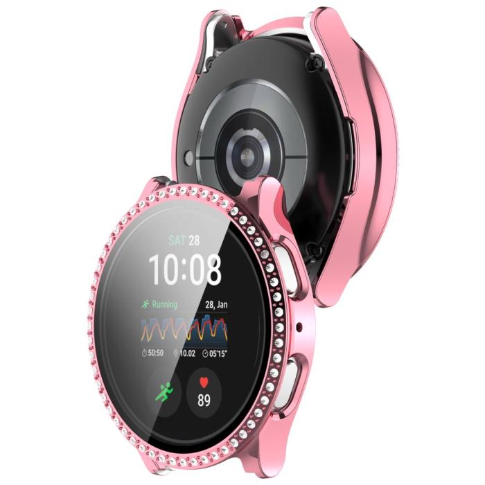 Bild 3,  Galaxy Watch 7 44 mm Skal Med Skärmskyddd Strass Rosa - Teknikhallen.se