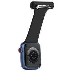  Apple Watch 42/44/45/46/49 mm Rem Sjuksk&ouml;terska Svart - Teknikhallen.se