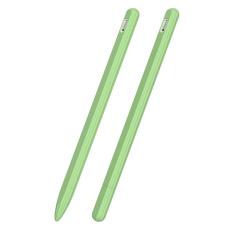  Apple Pen 2 / Pro Skal Liquid Silikon Anti-Slip Gr&ouml;n - Teknikhallen.se