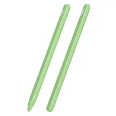  Apple Pen 2 / Pro Skal Liquid Silikon Anti-Slip Gr&ouml;n - Teknikhallen.se