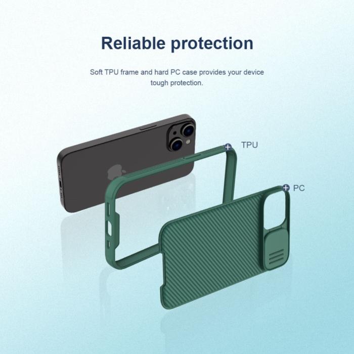 Bild 4, NILLKIN NILLKIN iPhone 14 Skal CamShield Pro Svart - Teknikhallen.se