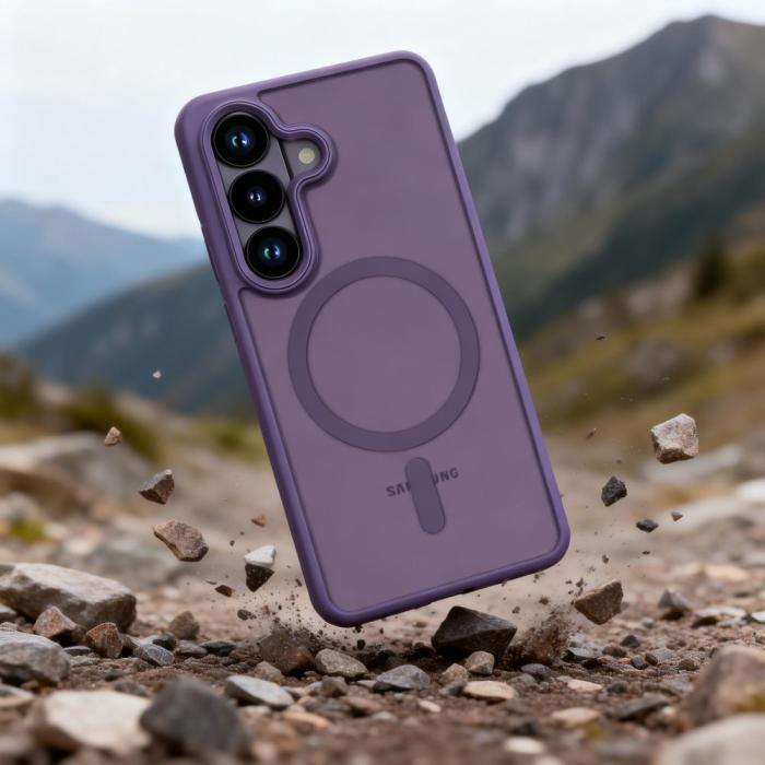 Bild 6, Tech-Protect Tech-Protect Galaxy S26 Skal MagSafe MagMat Cobalt Violet - Teknikhallen.se