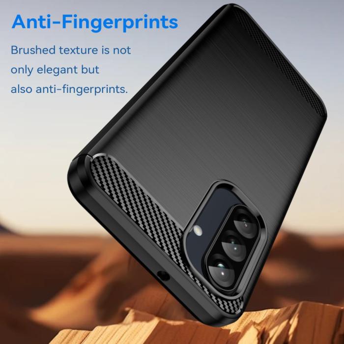 Bild 4,  Samsung Galaxy A16 / A26 5G Skal Kolfiber Textur Svart - Teknikhallen.se