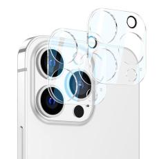  2-Pack iPhone 11 Pro/11 Pro Max Linsskydd H&auml;rdat Glas Transparent - Teknikhallen.se