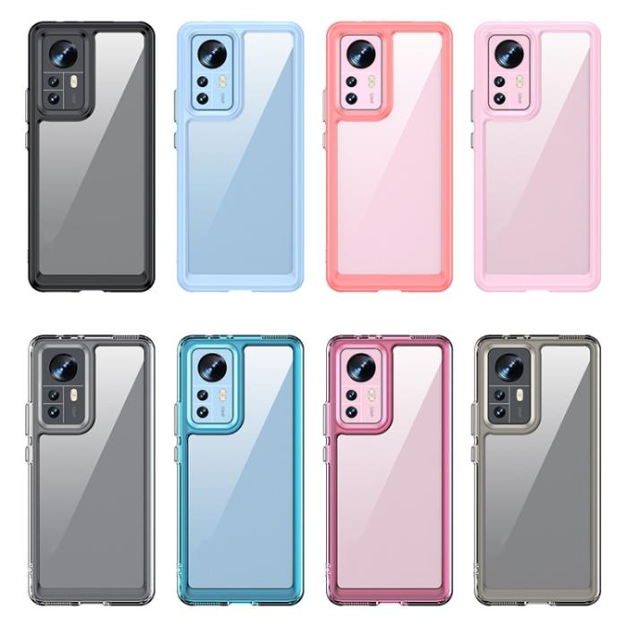 Bild 2,  Xiaomi 12 Pro Skal Hybrid Akryl Transparent - Teknikhallen.se